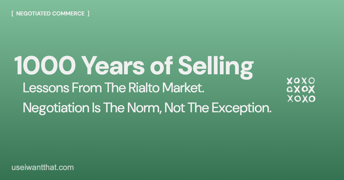 Negotiated Commerce as the foundation for modern retail pricing